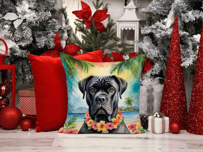 Bull Terrier Luau Pair of Pot Holders Caroline's Treasures