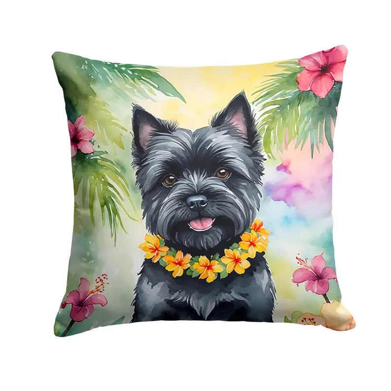 Bull Terrier Luau Pair of Pot Holders Caroline's Treasures