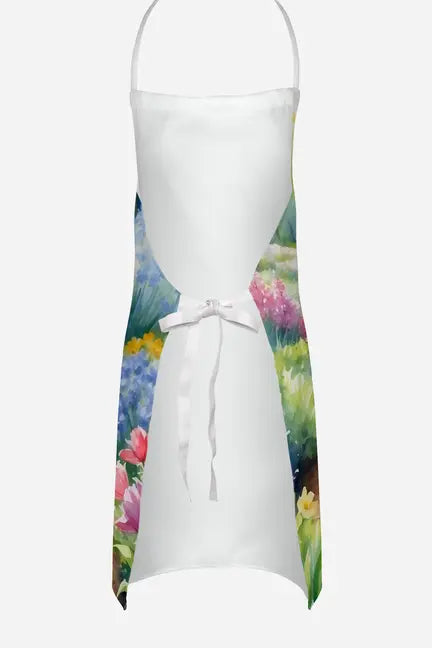 Bull Terrier Spring Path Apron Caroline's Treasures