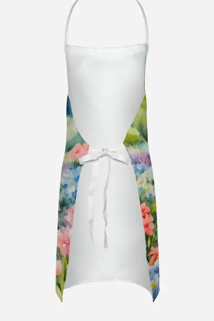 Bull Terrier Spring Path Apron Caroline's Treasures