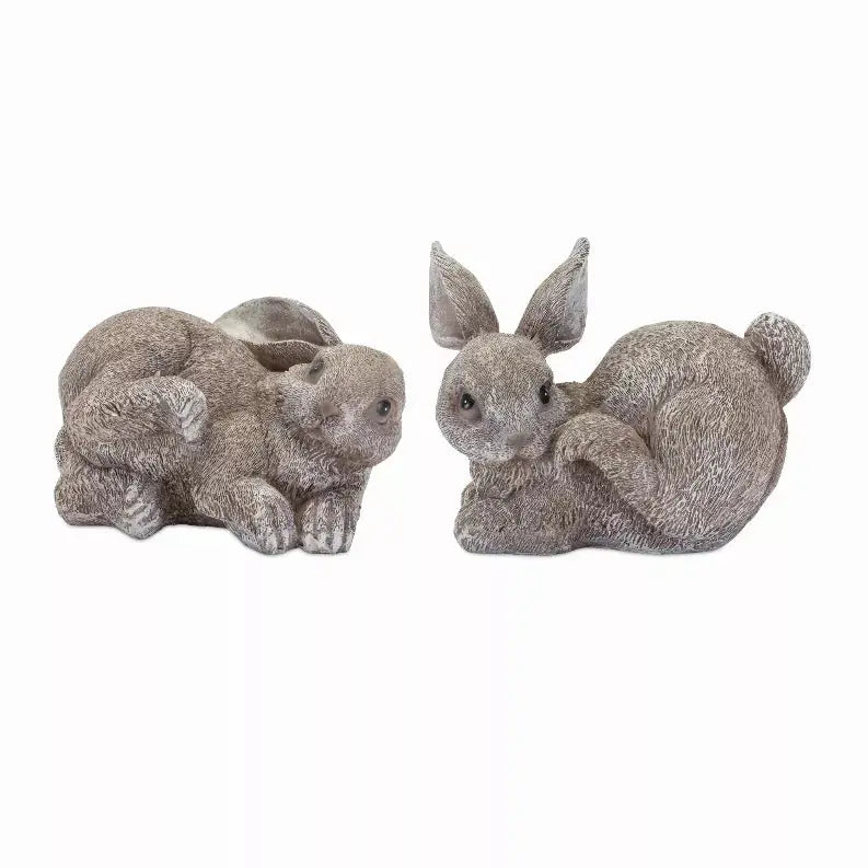 Bunny (Set of 4) 3"H, 4"H Resin Melrose Intl.