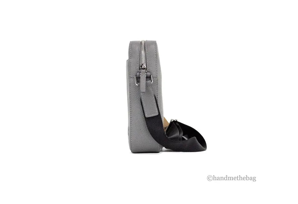 Burberry Thornton Small Grey Embossed Leather Crossbody Handbag JV Deals