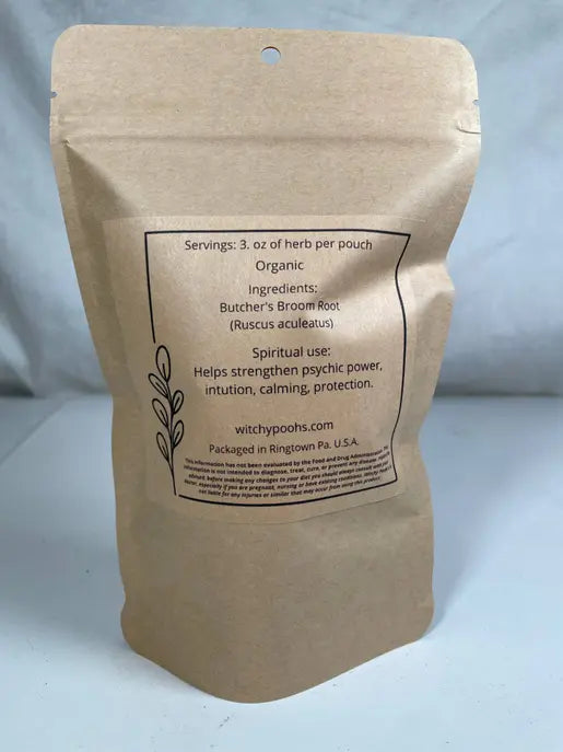 Butcher's Broom Root (Ruscus aculeatus) Witchy Pooh's Exotic Teas & Herbs