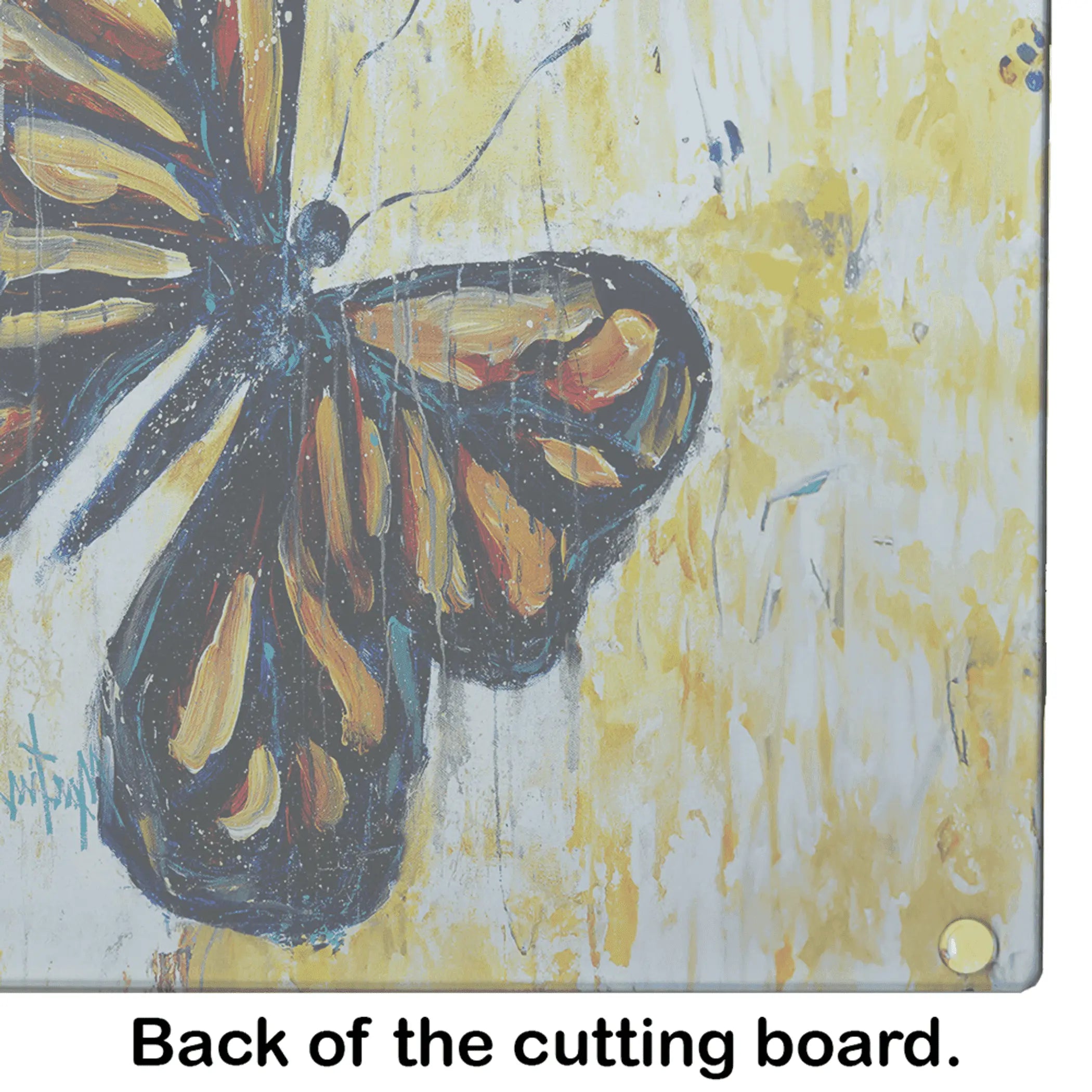 Butterfly Breeze Glass Cutting Board Caroline's Treasures