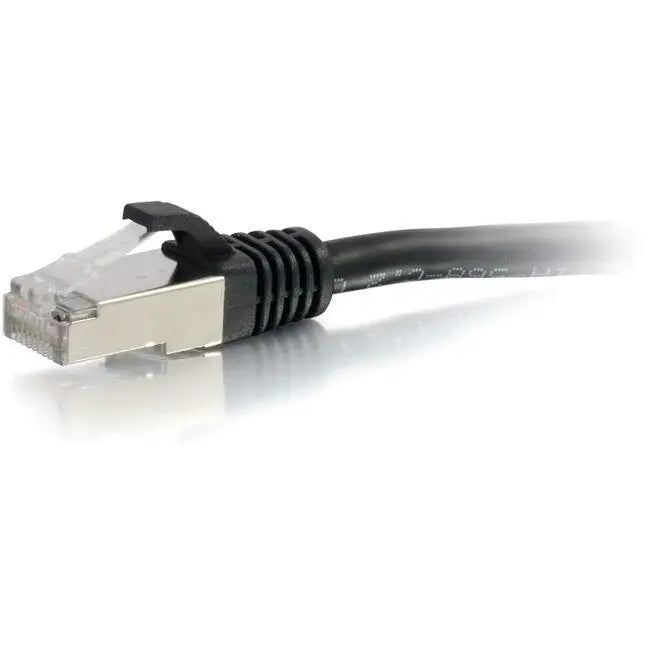 C2G-3ft Cat6 Snagless Shielded (STP) Network Patch Cable - Black C2G