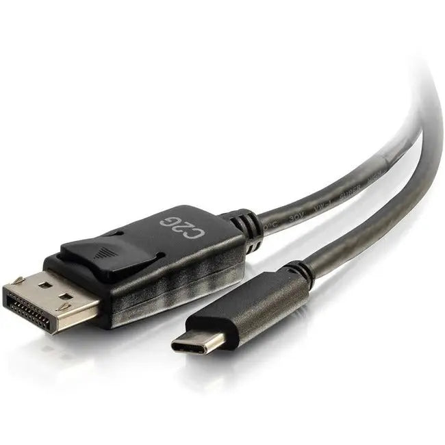 C2G 3ft USB C to DisplayPort Adapter Cable 4K 30Hz - Black C2G