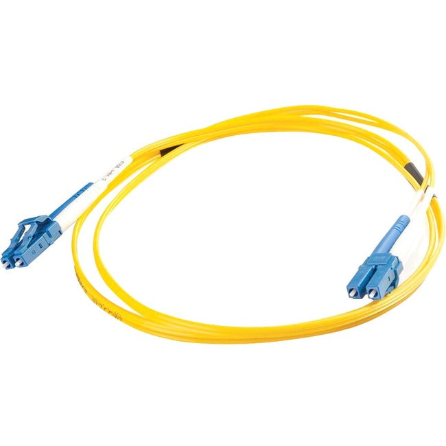 C2G 3m LC-LC 9/125 Duplex Single Mode OS2 Fiber Cable - Yellow - 10ft C2G