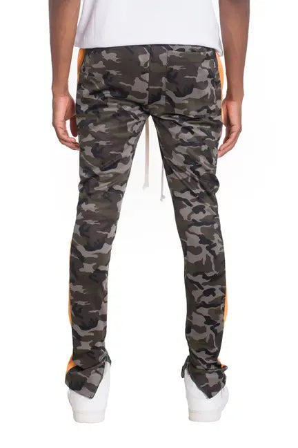 CAMO SIDE STRIPE TRACK PANTS WEIV