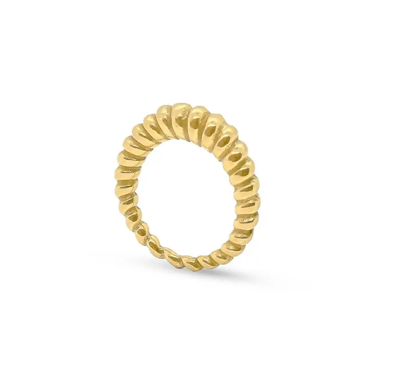 CAMRON GOLD THIN CROISSANT RING Mai Desiree