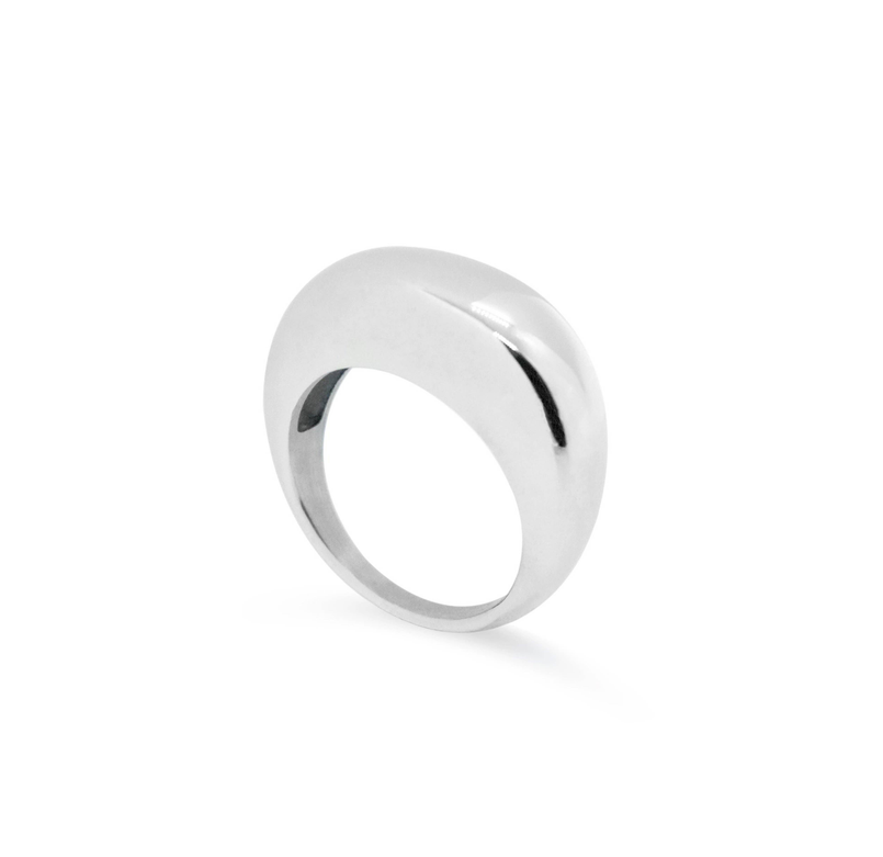 CAPRI SILVER DOME RING Mai Desiree