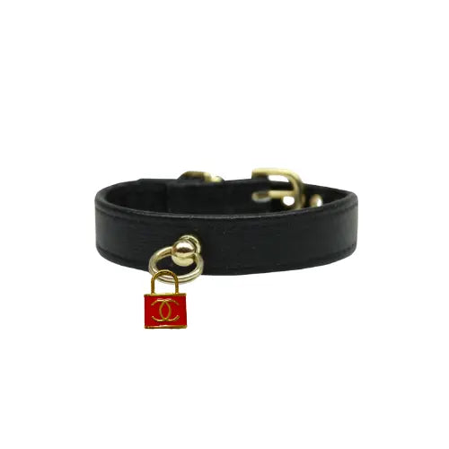 CC Lock Charm Collar Bark Fifth Avenue