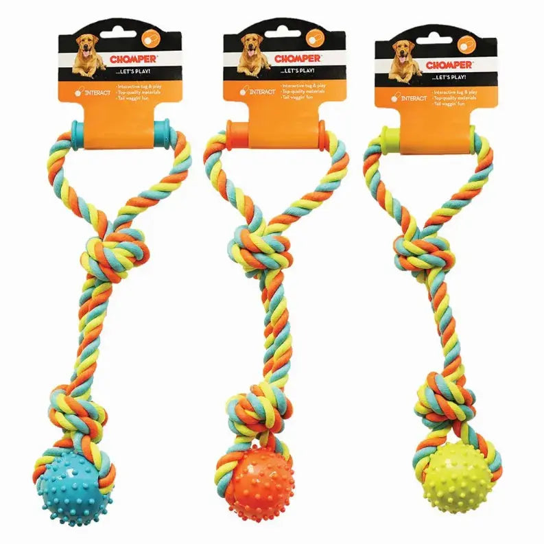CHP Rope Tugger w/ Spike Ball & Handle Chomper
