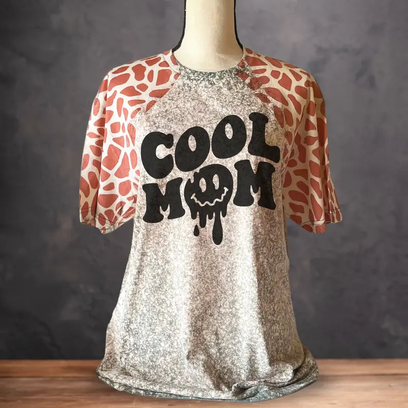 COOL MOM | Animal Print Sleeves T-Shirt Rebelle Tree