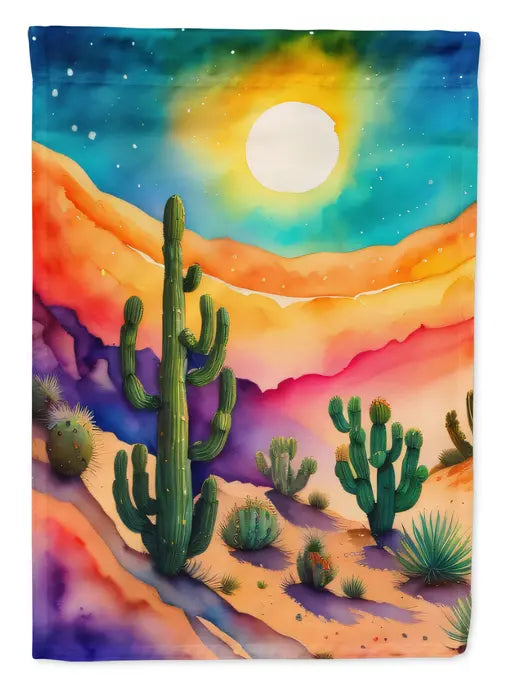 Cactus in Color House Flag Caroline's Treasures