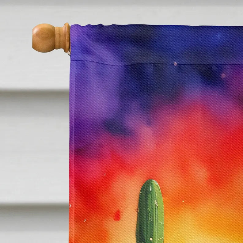 Cactus in Color House Flag Caroline's Treasures