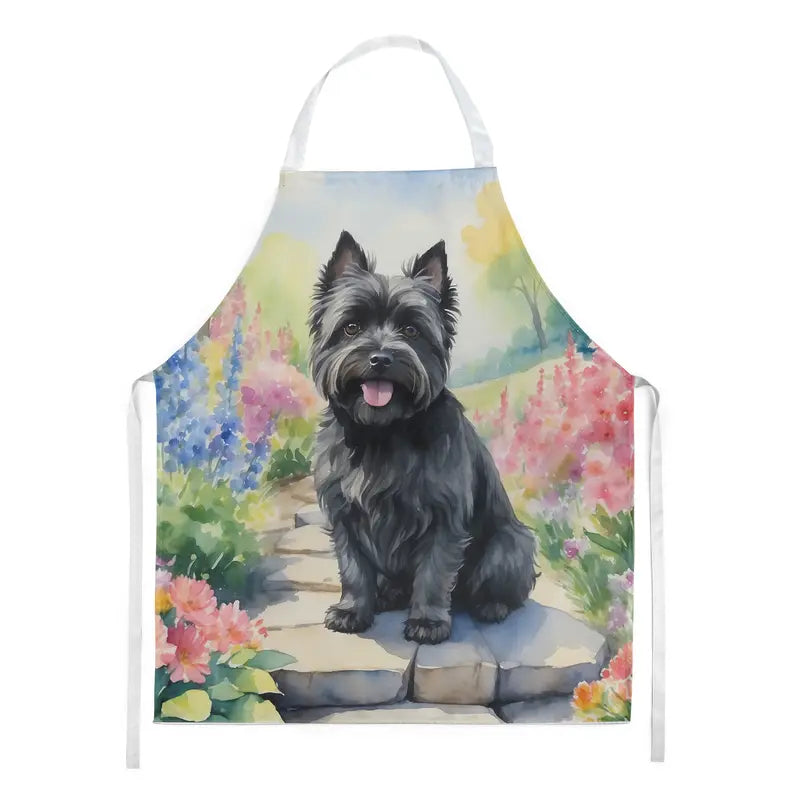 Cairn Terrier Spring Path Apron Caroline's Treasures