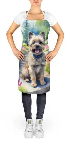 Cairn Terrier Spring Path Apron Caroline's Treasures