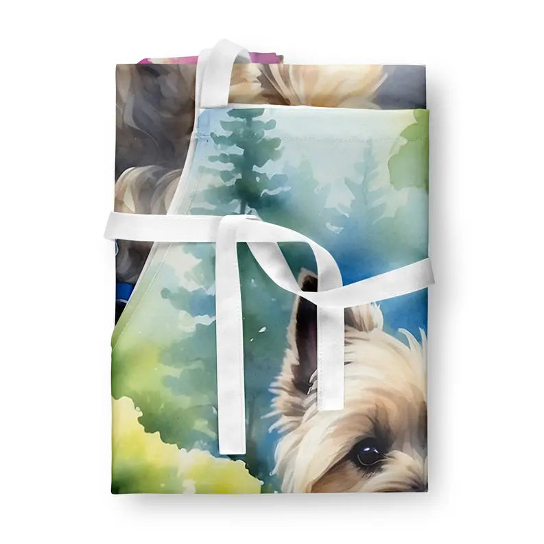 Cairn Terrier Spring Path Apron Caroline's Treasures