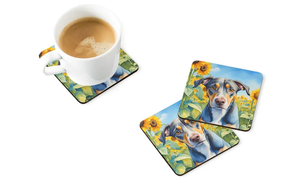Cairn Terrier in Sunflowers Pair of Pot Holders Caroline's Treasures