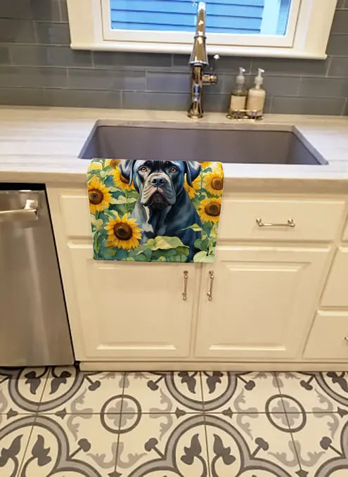 Cairn Terrier in Sunflowers Pair of Pot Holders Caroline's Treasures