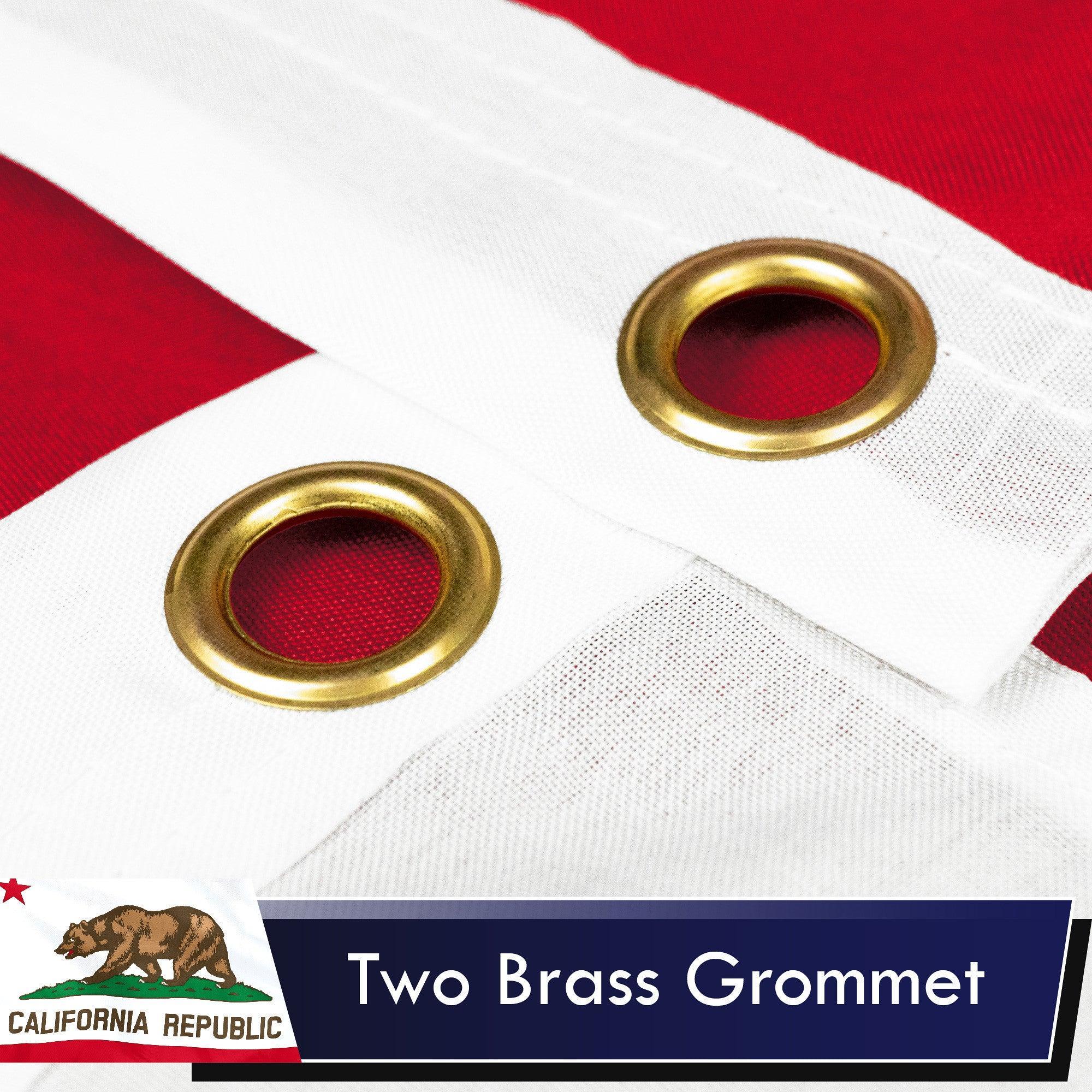 California CA State Flag 3x5 Ft 3-Pack Printed Polyester By G128 G128