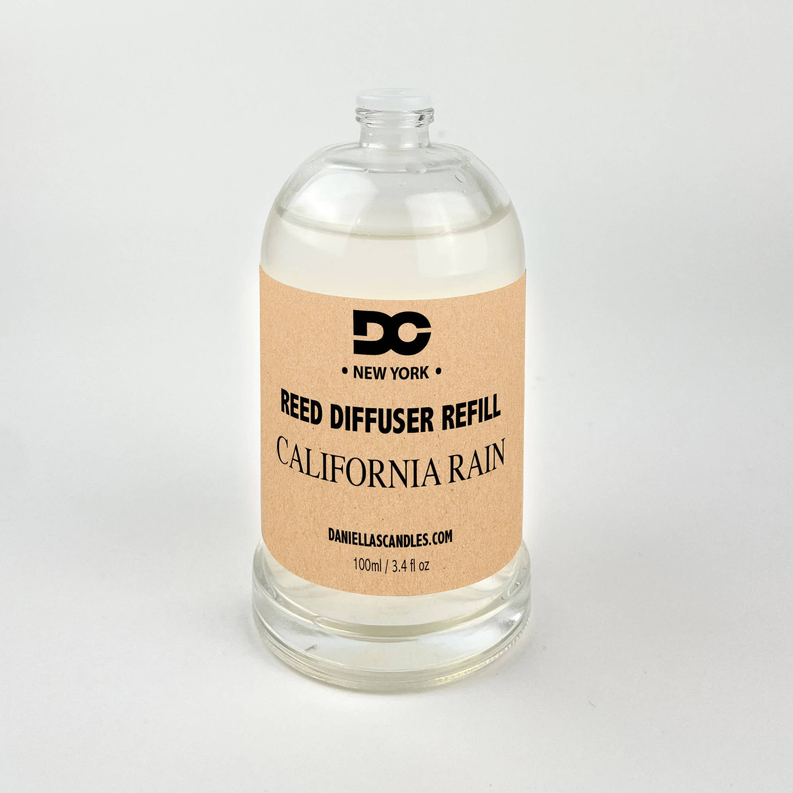 California Rain Reed Diffuser Refill Oil Starline Artist Production
