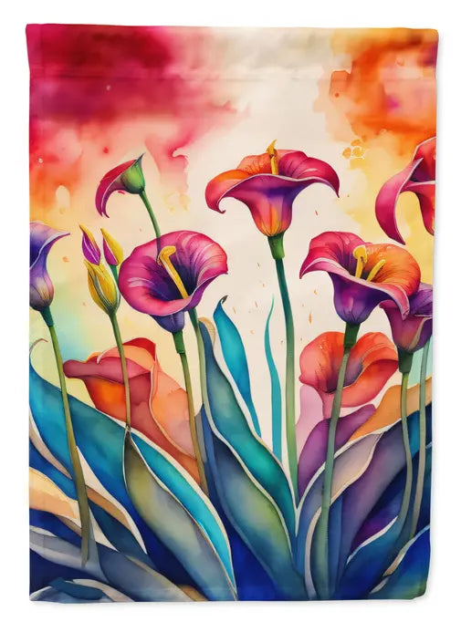 Calla Lilies in Color Garden Flag Caroline's Treasures