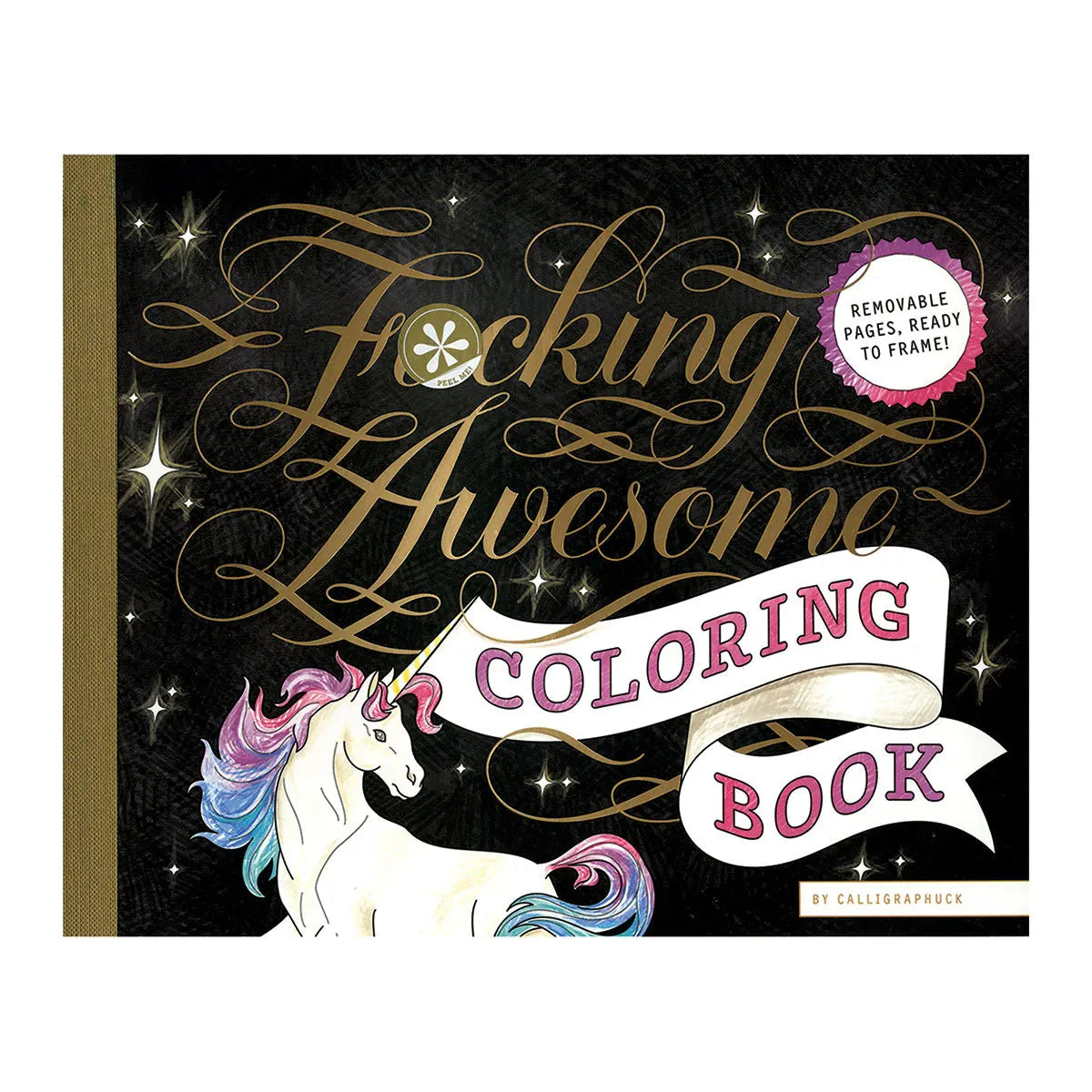 Calligraphuck F*cking Awesome Coloring Book Calligraphuck