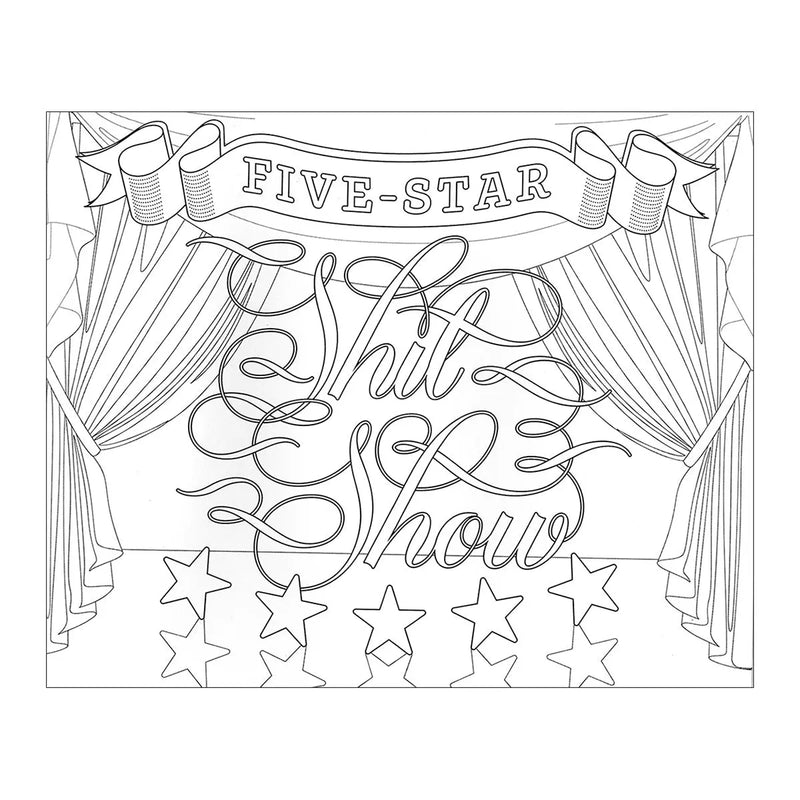 Calligraphuck F*cking Awesome Coloring Book Calligraphuck