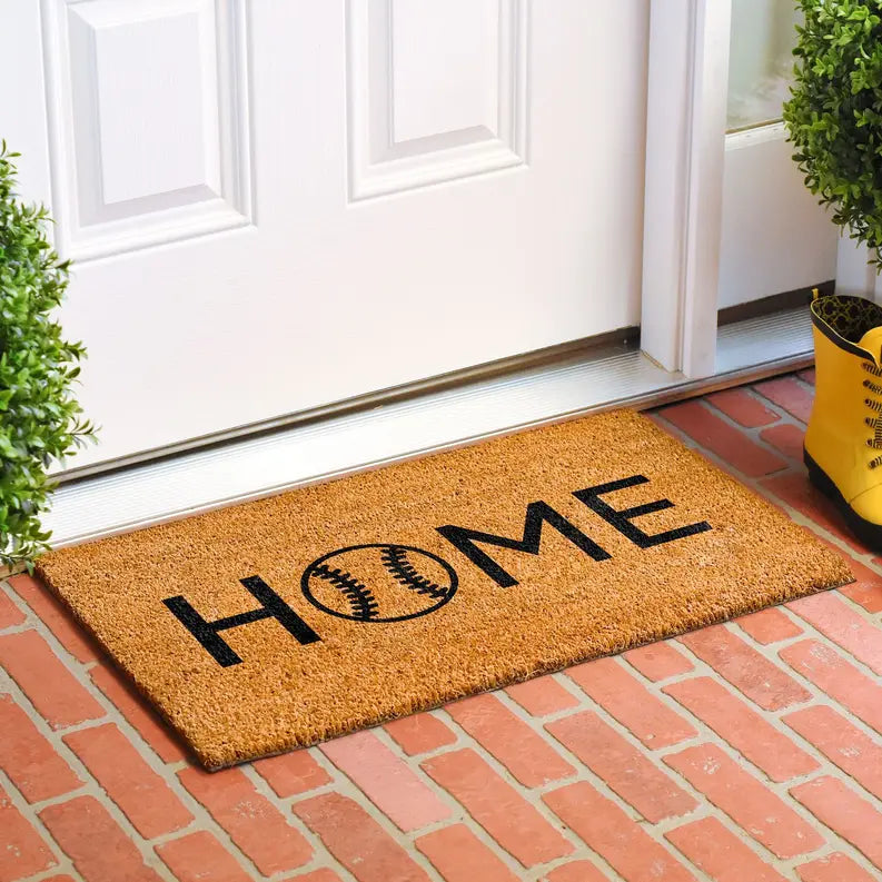 Calloway Mills Baseball Home Doormat Calloway Mills