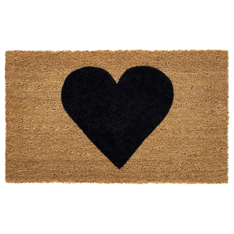 Calloway Mills Black Heart Doormat Calloway Mills