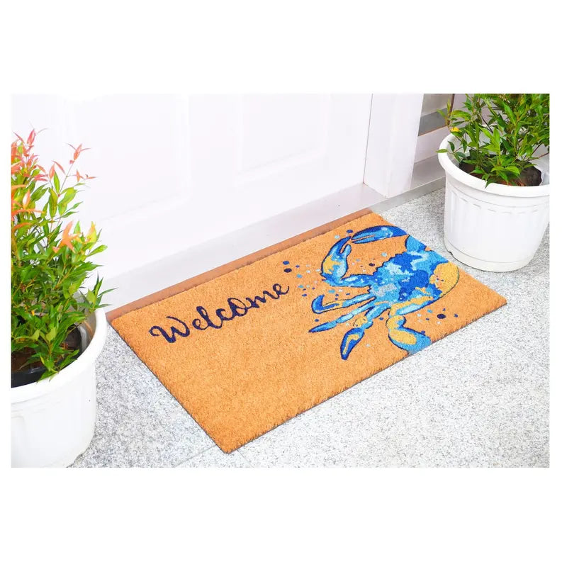 Calloway Mills Blue Crab Welcome Doormat Calloway Mills
