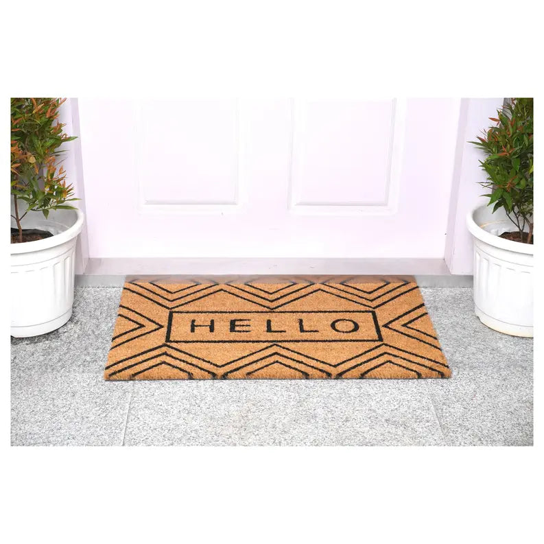 Calloway Mills Chevron Hello Doormat Calloway Mills