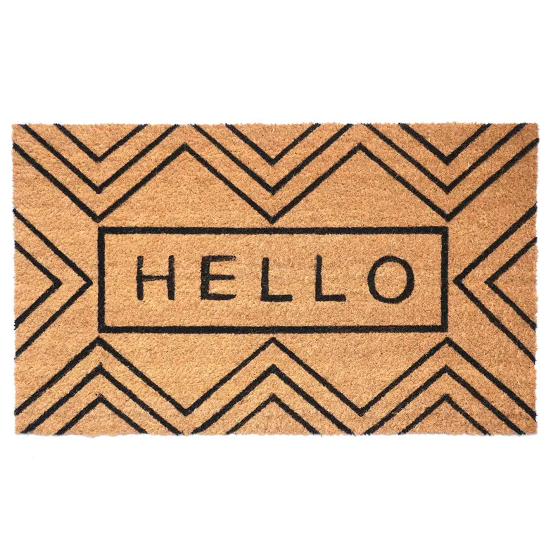 Calloway Mills Chevron Hello Doormat Calloway Mills