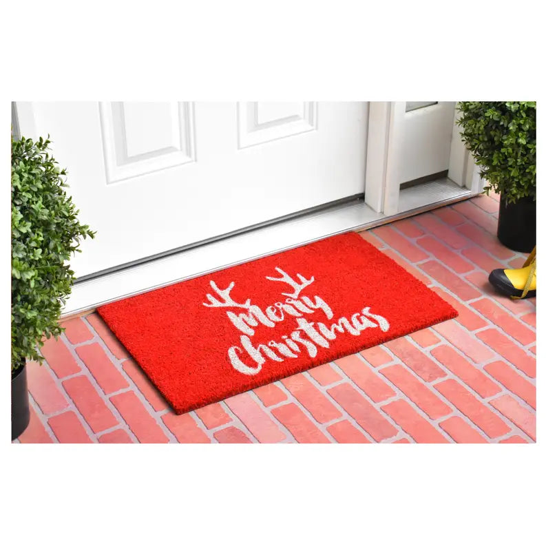 Calloway Mills Christmas Antlers Doormat Calloway Mills