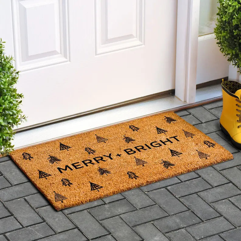 Calloway Mills Christmas Merry Tree Farm Doormat Calloway Mills
