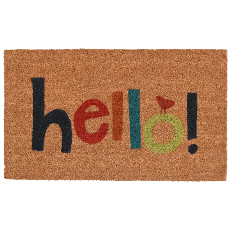 Calloway Mills Colorful Hello Doormat Calloway Mills
