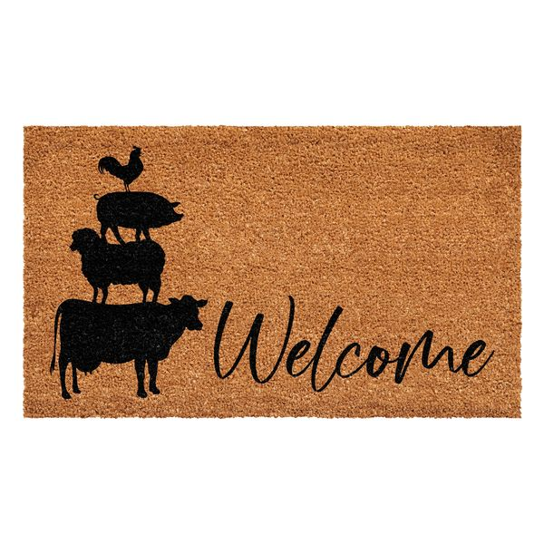 Calloway Mills Farmhouse animals Doormat Calloway Mills
