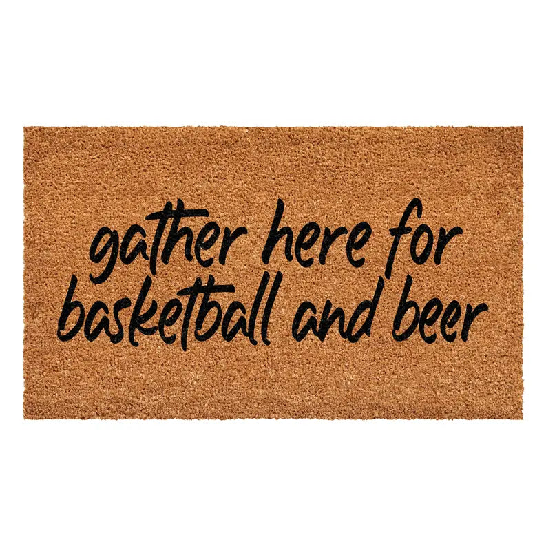 Calloway Mills Gather here for Basketball and beer doormat Calloway Mills
