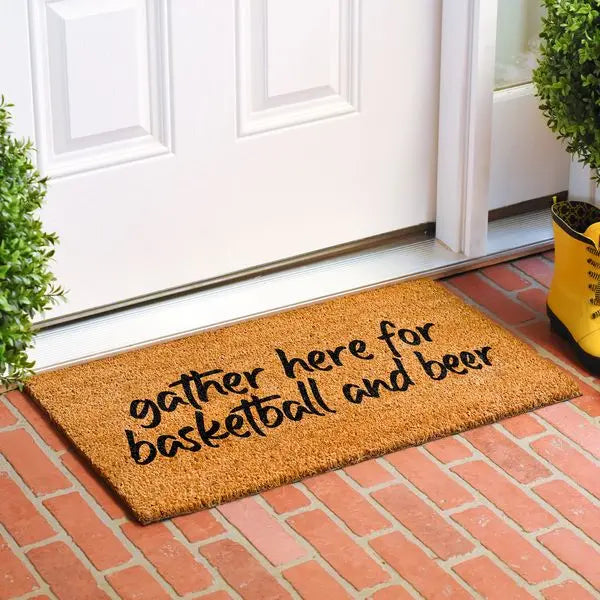 Calloway Mills Gather here for Basketball and beer doormat Calloway Mills