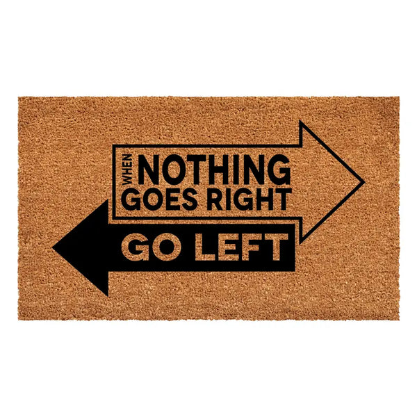 Calloway Mills Go Left Doormat Calloway Mills