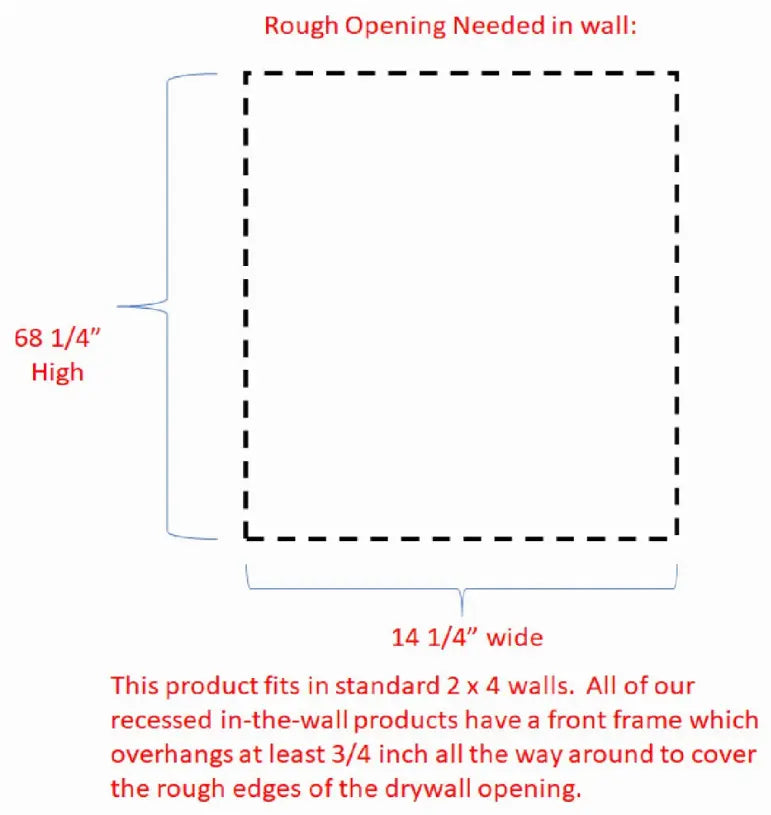 Calpyso Recessed Medicine Cabinet WG Wood Products, LLC