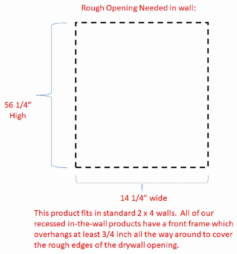 Calpyso Recessed Medicine Cabinet WG Wood Products, LLC