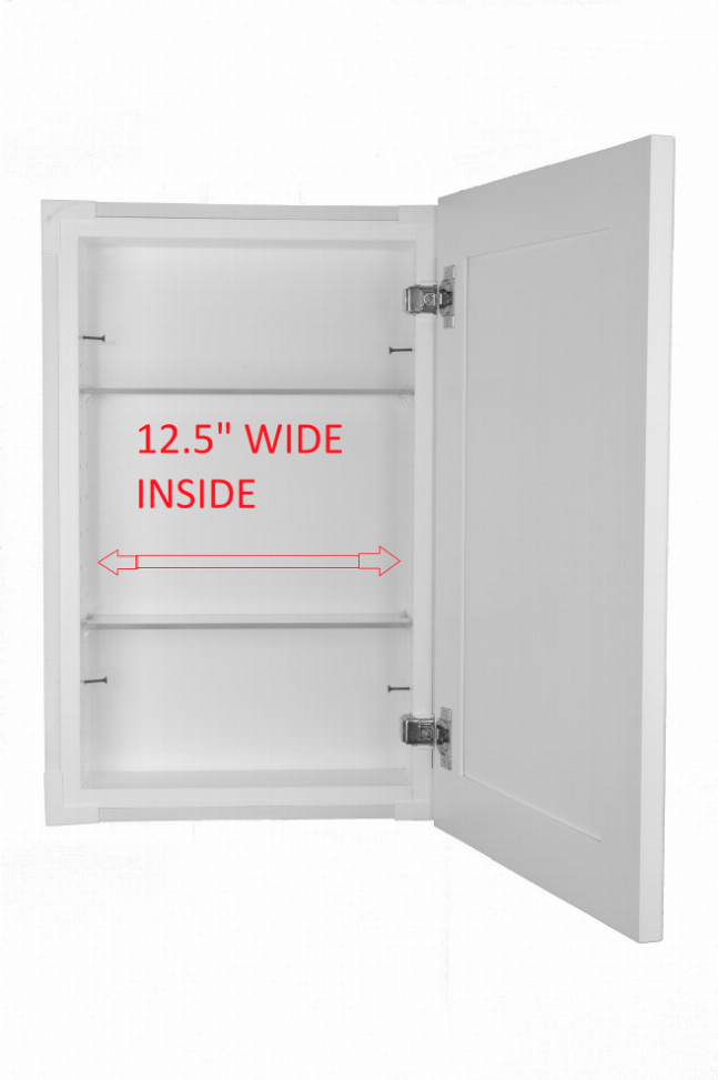Calpyso Recessed Medicine Cabinet WG Wood Products, LLC