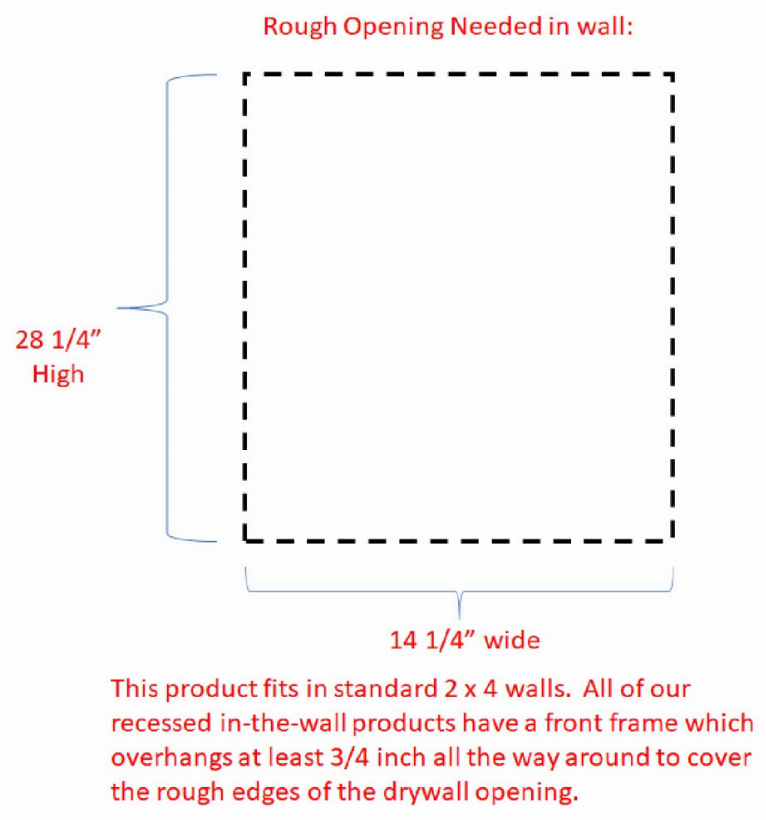 Calpyso Recessed Medicine Cabinet WG Wood Products, LLC