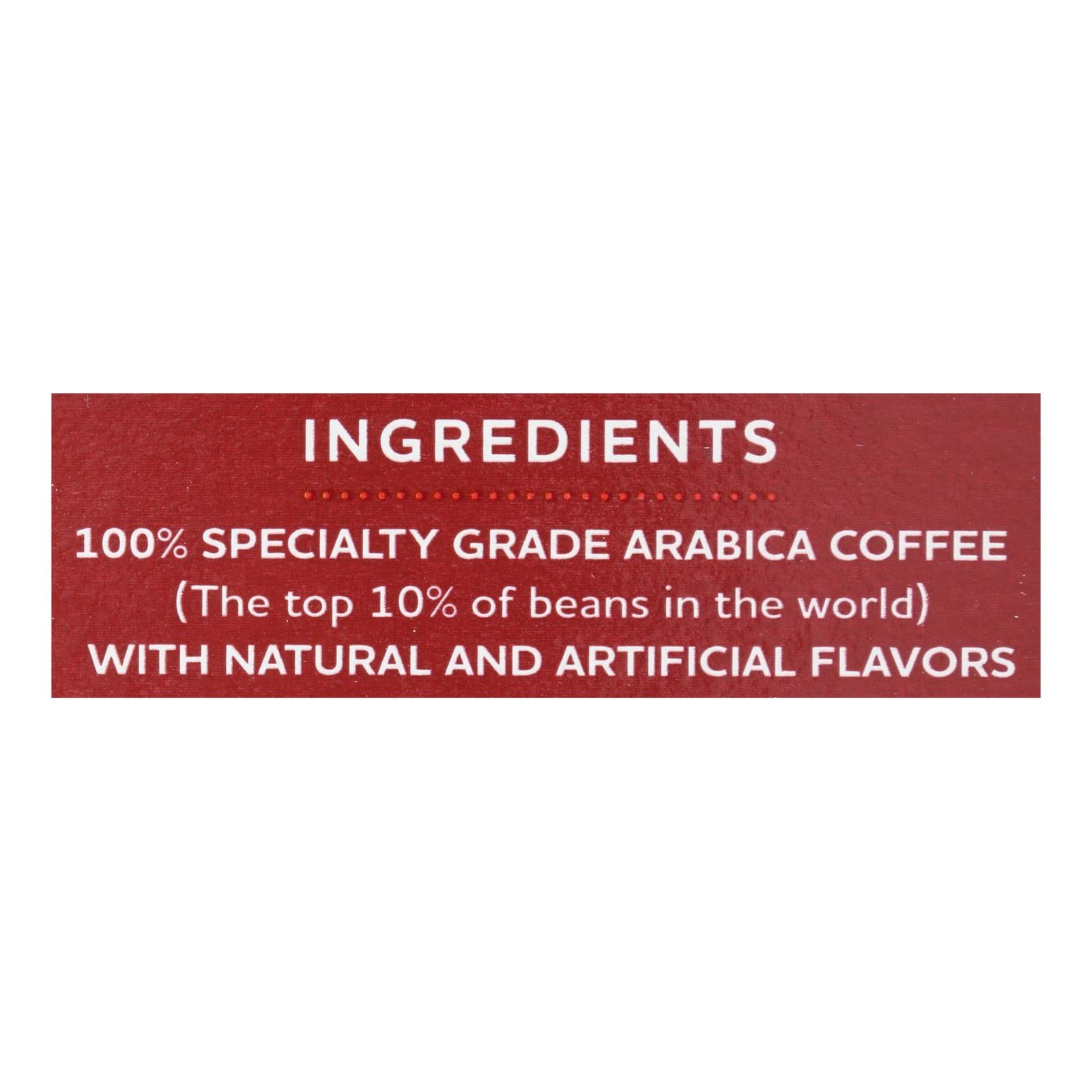 Cameron's Specialty Coffee Vanilla Hazelnut Light Roast Coffee Pods  - Case Of 6 - 12 Ct Cameron's Coffee