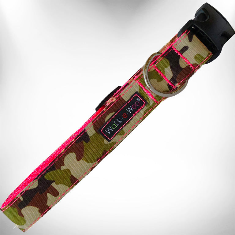 Camo Dog Collars Walk-e-Woo