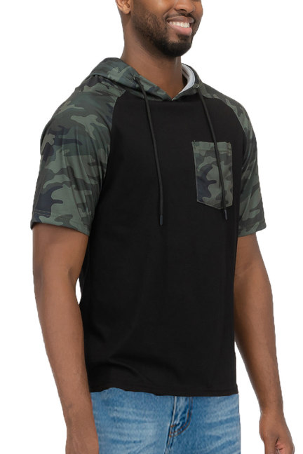 Camo Pocket Hooded Tee WEIV