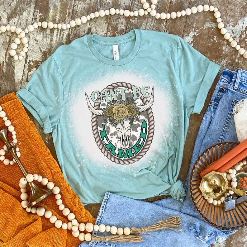 Can't Be Tamed Shirt Bleached CK's Boutique