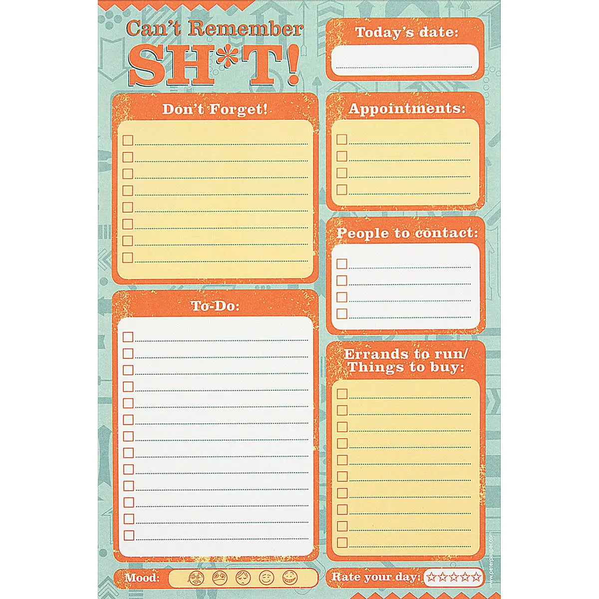 Can't Remember Shit Note Pad - GreatEagleInc